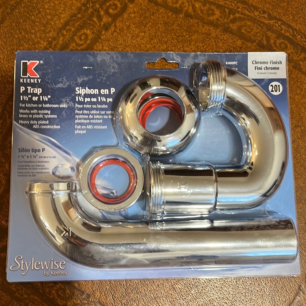P TRAP (for kitchen & bathroom sinks)